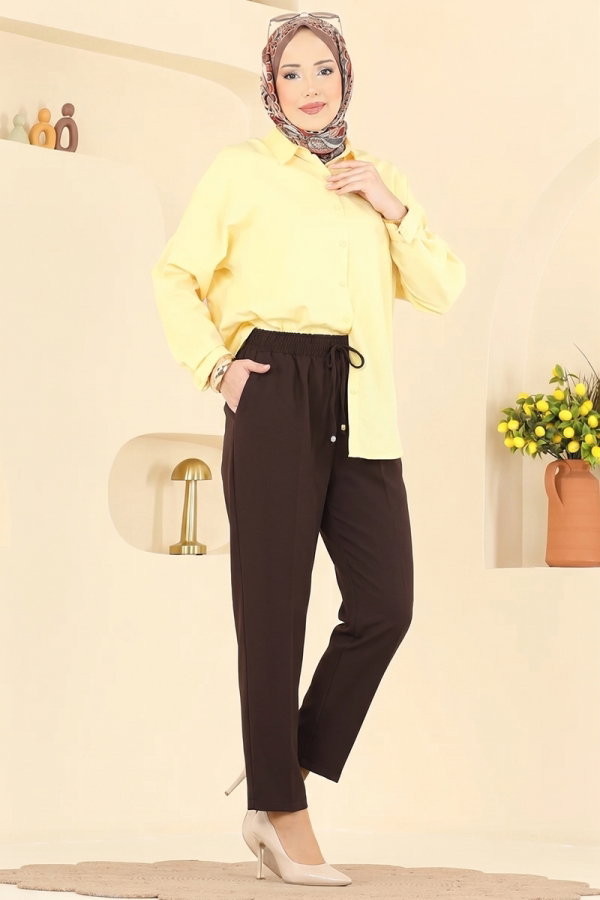 Modaselvim Pants Pants 0884ART1138 Brown