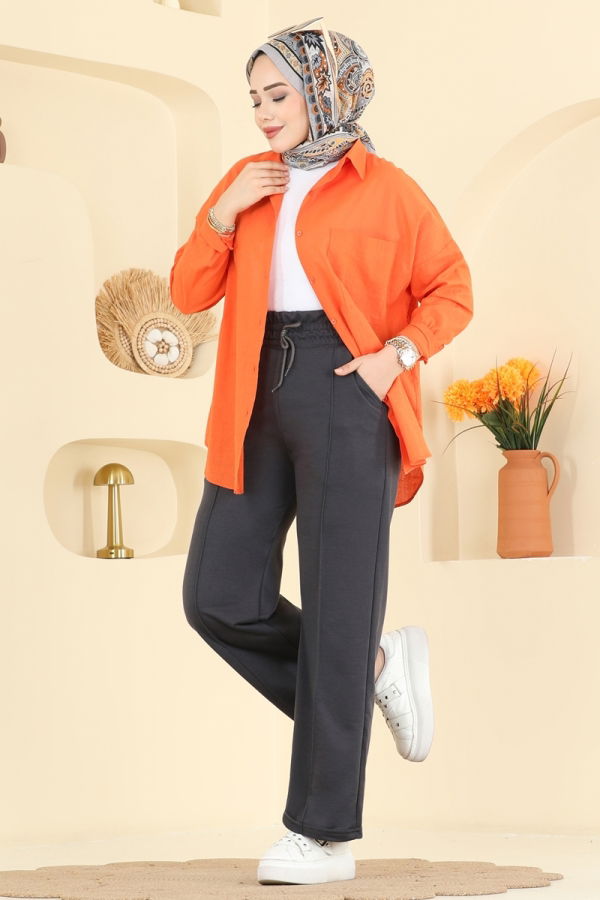 Modaselvim Pants Pants 1016ETT926 Anthracite