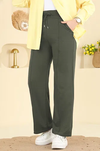 moda selvim Pants 1016ETT926 Khaki - Thumbnail