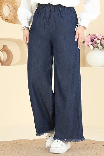 moda selvim Pants 1101MSA980 Dark Denim - Thumbnail