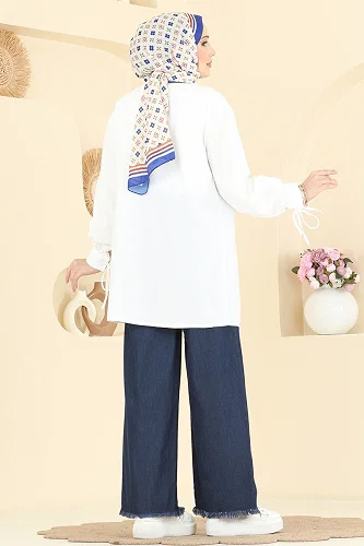 moda selvim بنطلون جينز غامق 1101MSA980 - Thumbnail