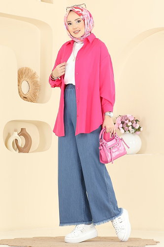 moda selvim Pants 1101MSA980 Light Denim - Thumbnail