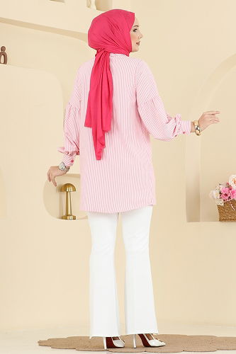 moda selvim Pants 1106BRZ597 Ecru - Thumbnail