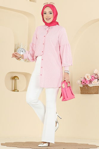 moda selvim بنطلون سكري 1106BRZ597 - Thumbnail