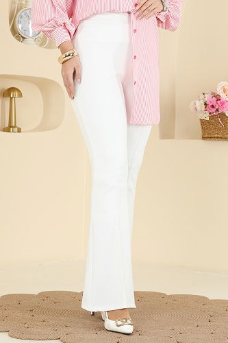 moda selvim بنطلون سكري 1106BRZ597 - Thumbnail