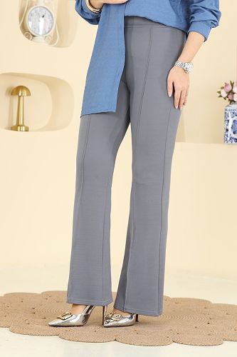 moda selvim Pants 1106BRZ597 Light Gray - Thumbnail