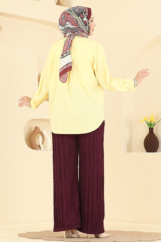 moda selvim بنطلون توتي 154NZRK1200 - Thumbnail
