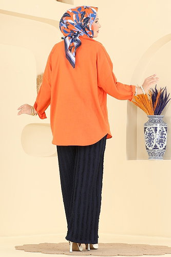 moda selvim Pants 154NZRK1200 Navy Blue - Thumbnail