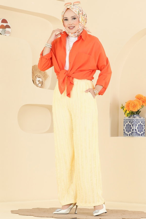 Modaselvim Pants Pants 154NZRK1200 Yellow