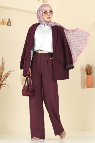 A.B.K. - Pants 20101ABK1075 Burgundy