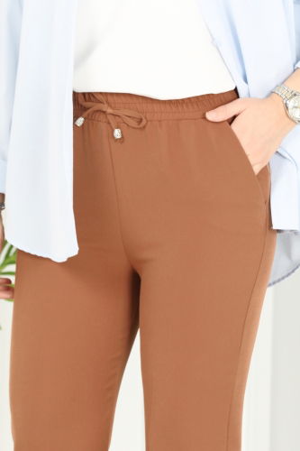 moda selvim Pants 250MP806 Tan - Thumbnail