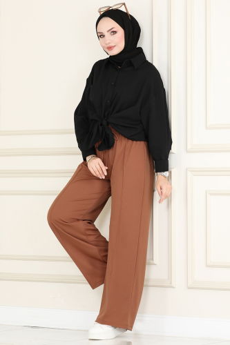 moda selvim Pants 3042MNT741 Tan - Thumbnail