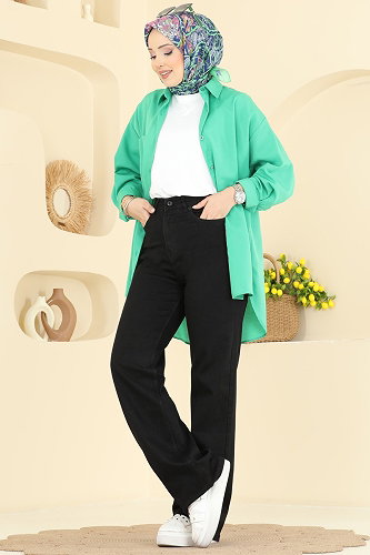 moda selvim Pants 3326LD1070 Black - Thumbnail