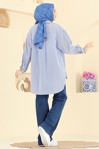 moda selvim Pants 3326LD1070 Dark Denim - Thumbnail