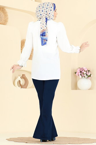 moda selvim Pants 3328LD1070 Dark Denim - Thumbnail