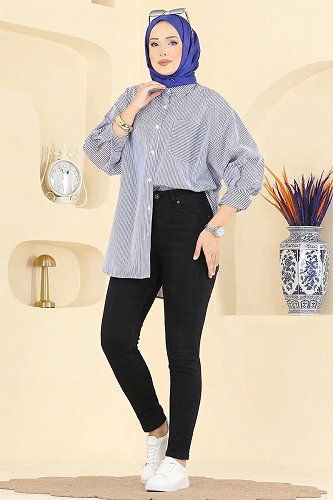 moda selvim بنطلون أسود 3330LD1070 - Thumbnail