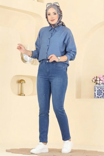 L.D. - Pants 3330LD1070 Dark Denim