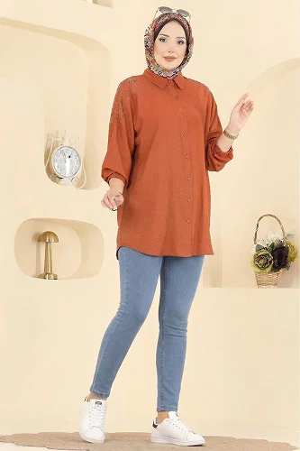 moda selvim Pants 3330LD1070 Light Denim - Thumbnail