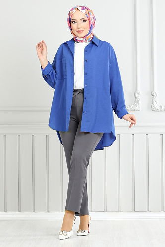 moda selvim Pants 4022YGS898-M Anthracite - Thumbnail