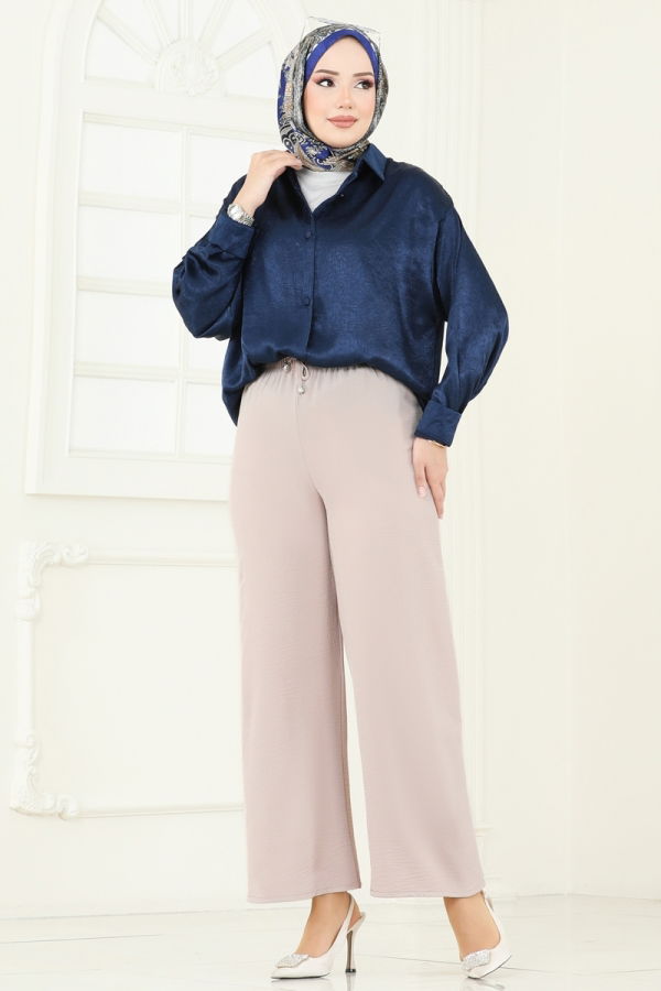 Modaselvim New Season Discount Pants 4053PM271 Beige