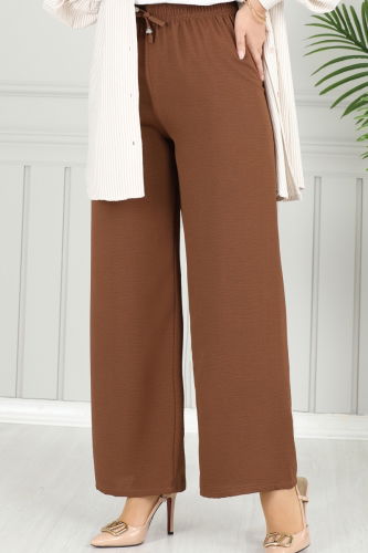 moda selvim Pants 4053PM271 Brown - Thumbnail