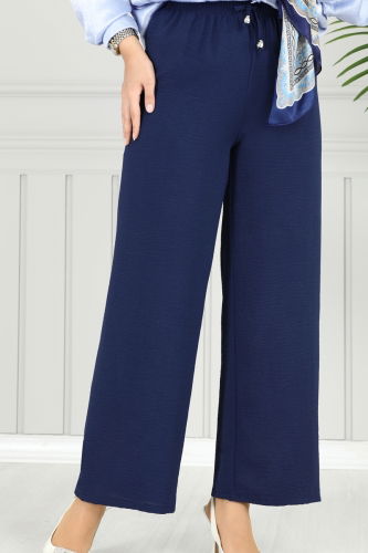 moda selvim Pants 4053PM271 Navy Blue - Thumbnail