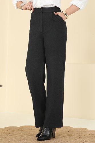 moda selvim Pants 4131PM271 Black - Thumbnail