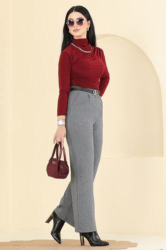 moda selvim Pants 4131PM271 Gray - Thumbnail