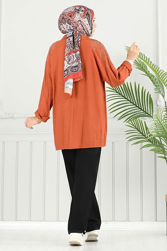 moda selvim بنطلون جينز أسود 4606DRN1147 - Thumbnail