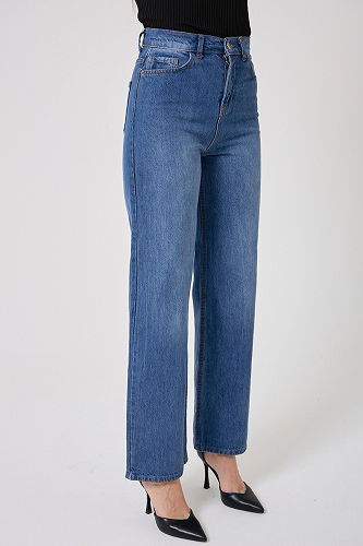 moda selvim Pants 4606DRN1147 Denim - Thumbnail