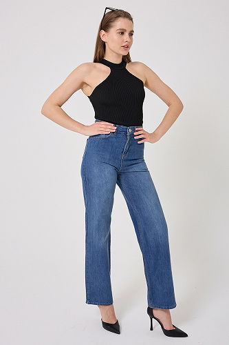 moda selvim بنطلون جينز 4606DRN1147 - Thumbnail