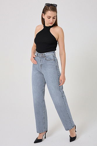 moda selvim Pants 4606DRN1148-M Light Denim - Thumbnail