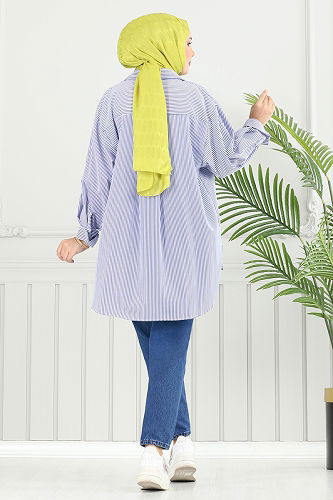 moda selvim Pants 4607DRN1147 Denim - Thumbnail