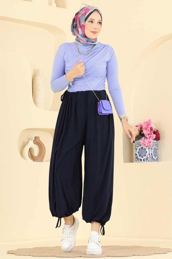 Modaselvim البنطلونات بنطلون كحلي غامق 5679ZNNK1102
