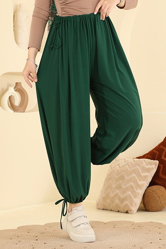 moda selvim Pants 5679ZNNK1102 Emerald - Thumbnail