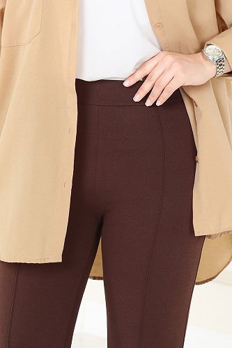 moda selvim Pants 5730AYD574 Brown - Thumbnail