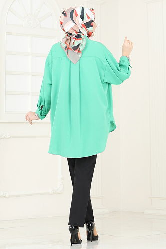 moda selvim بنطلون أسود 6626YG95 - Thumbnail