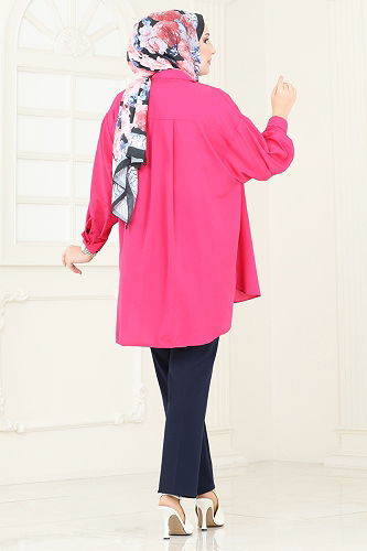 moda selvim بنطلون كحلي 6626YG95 - Thumbnail