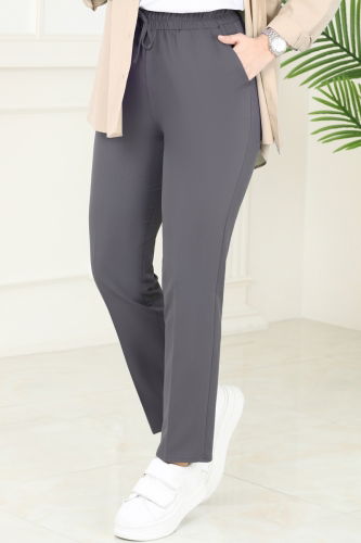 moda selvim Pants 6626YG95 Smoked - Thumbnail