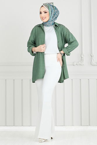 moda selvim بنطلون سكري 6629YG95 - Thumbnail