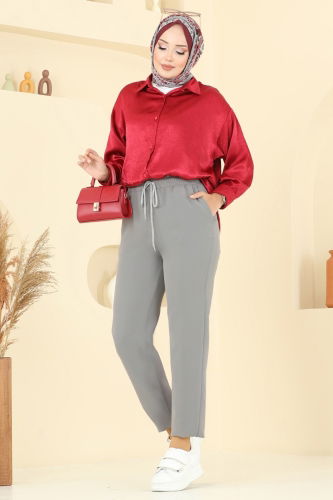 A.B. - Pants 8109AB368 Gray