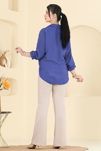 moda selvim بنطلون بيج 8210AB368 - Thumbnail