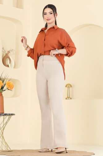 A.B. - Pants 8210AB368 Stone