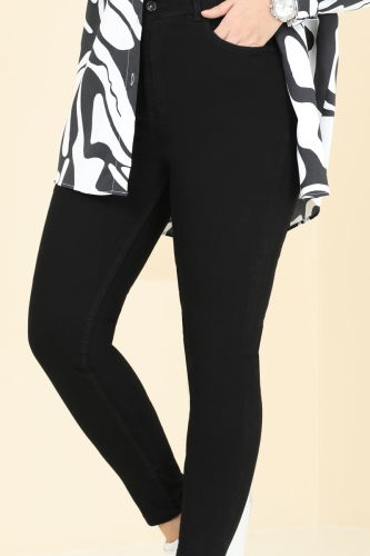 moda selvim Pants 9002LD1070 Black - Thumbnail