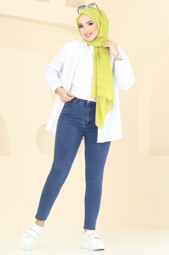 moda selvim Pants 9002LD1070 Denim - Thumbnail