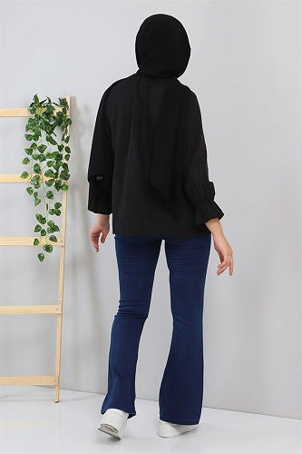 moda selvim Pants MİH6005-M Blue - Thumbnail