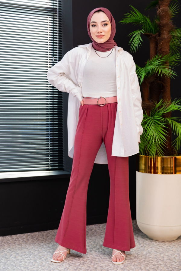 Modaselvim Pants PANTS TFS3991-M Rose Dried