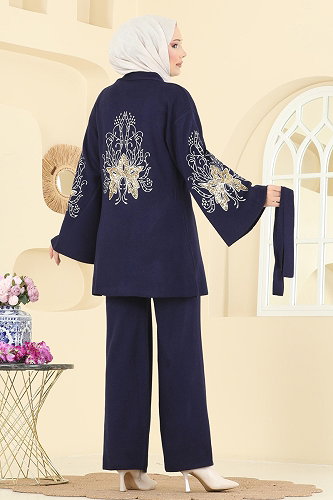 moda selvim Payet Detaylı 2 li Takım 1300MT581 Laci - Thumbnail