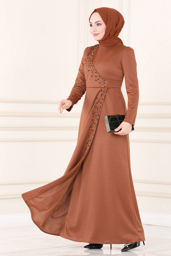 Dress ASM2459 Tan - 2