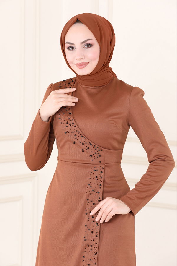 Dress ASM2459 Tan - 3